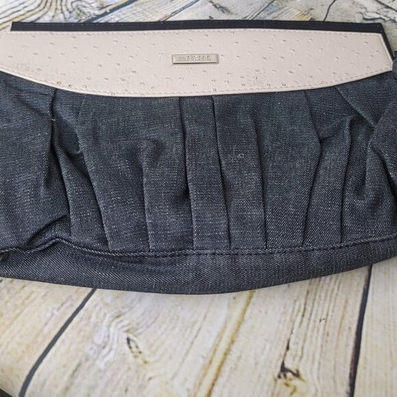 Miche Classic Shell Deniece Retired  Blue Denim Jean & Faux Leather - Picture 1 of 3